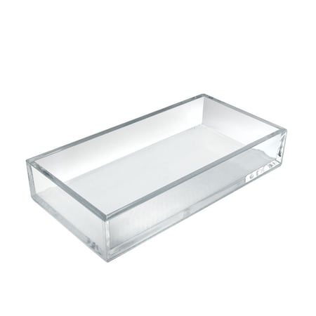 Azar Displays Large Deluxe Tray in Clear Acrylic - 11.75" x 5.875", PK4 556206